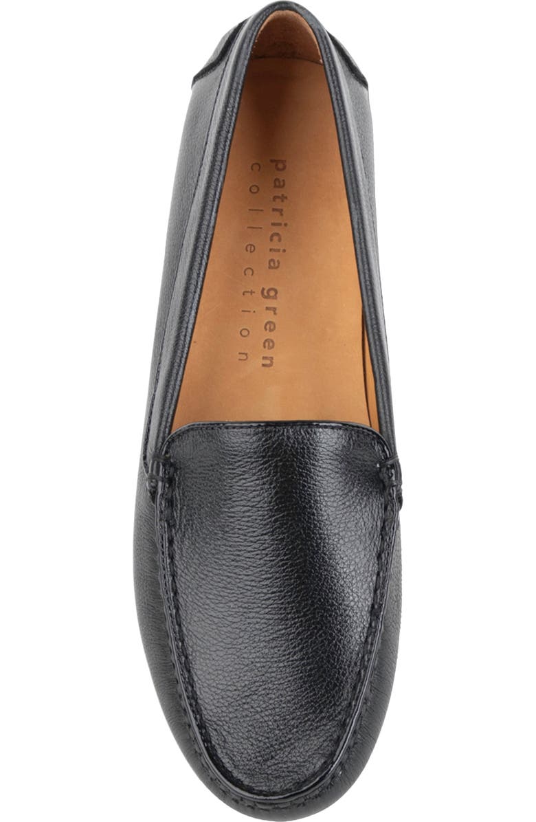 patricia green Jill Piped Driving Shoe, Alternate, color, Black