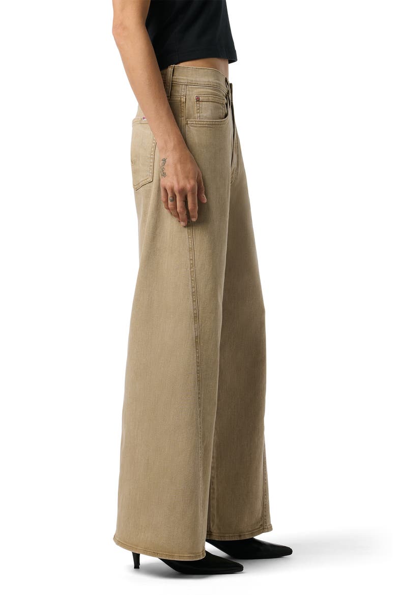 Jolene Wide Leg Forward Seam Jeans, Alternate, color, WASHED SAND