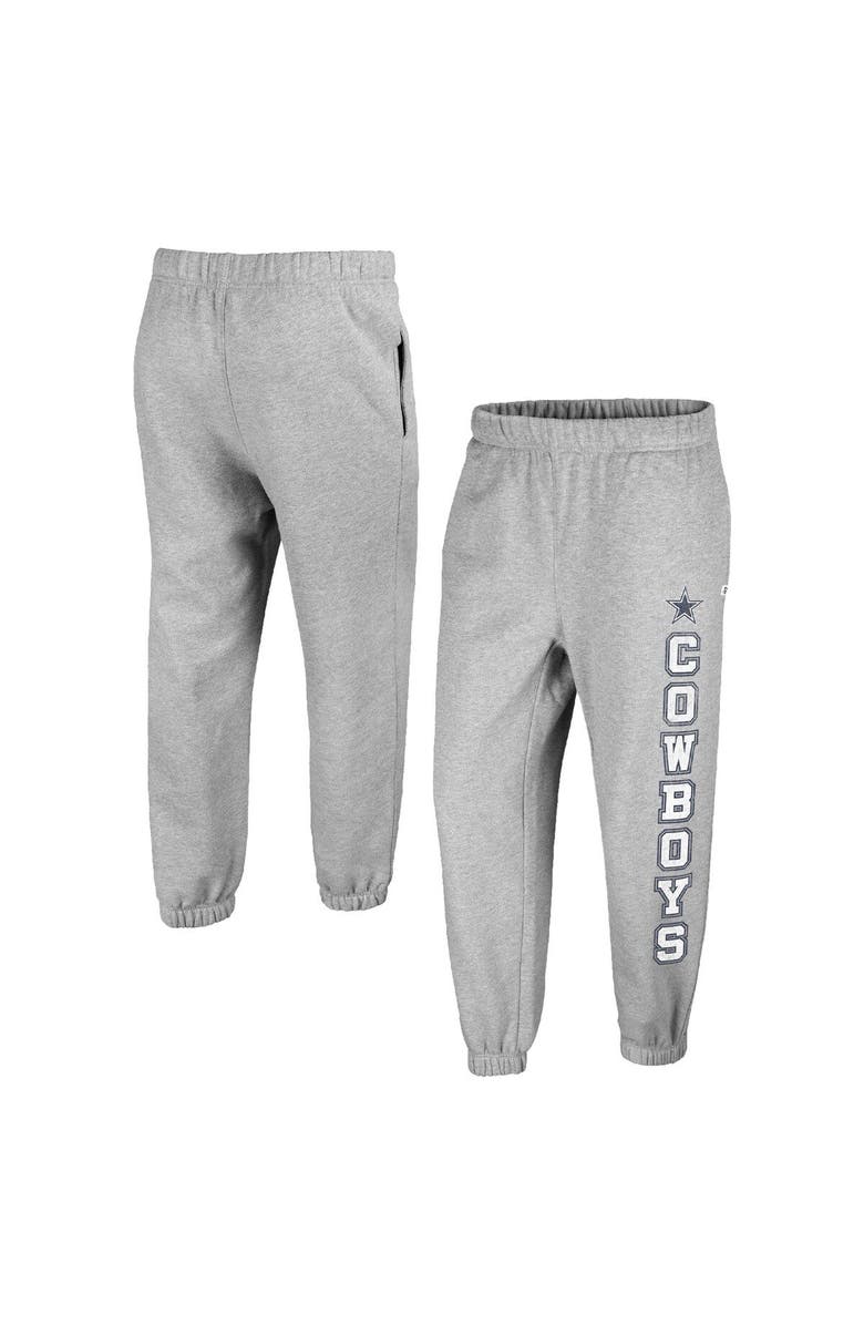 '47 Women's '47 Gray Dallas Cowboys Double Pro Harper Jogger Sweatpants, Main, color, 