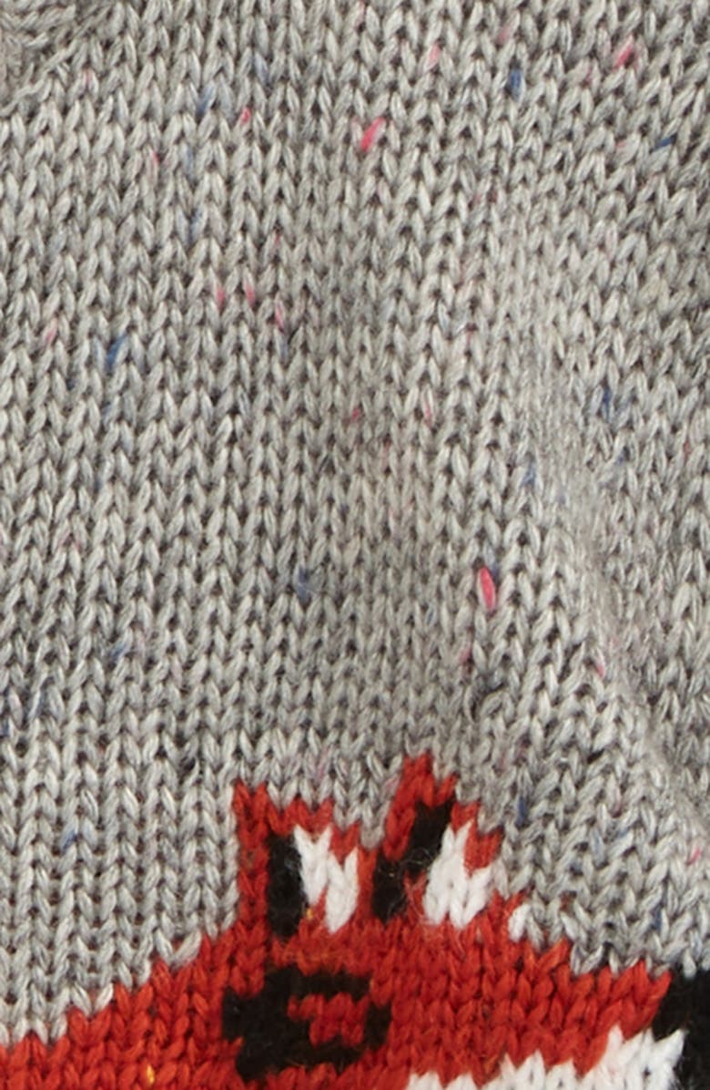 Peek Essentials Fox Zip Up Sweater, Alternate, color, 