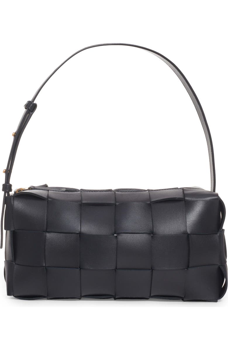 Bottega Veneta Cassette Intrecciato Leather Shoulder Bag, Main, color,