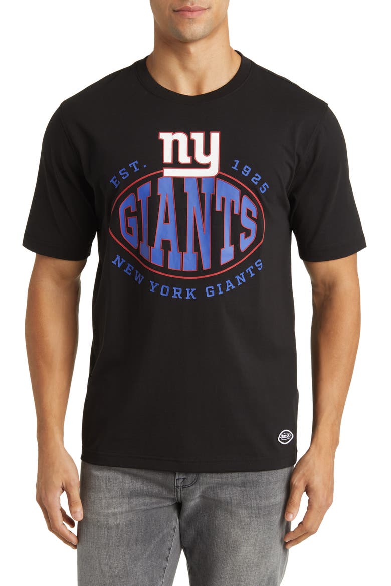 x NFL Stretch Cotton Graphic T-Shirt, Main, color, NEW YORK GIANTS BLACK