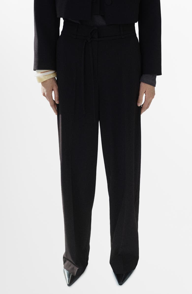 MANGO Cagliari Straight Leg Pants, Main, color, 