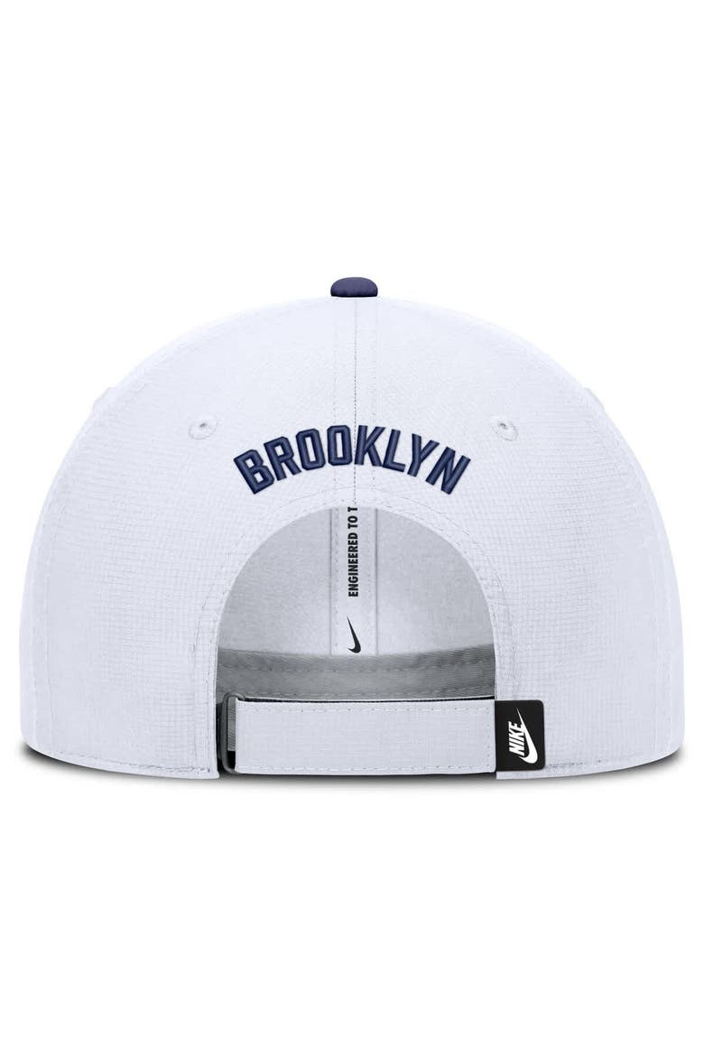 Men's Nike White Brooklyn Dodgers Cooperstown Collection Club Dri-FIT Adjustable Hat, Alternate, color, White