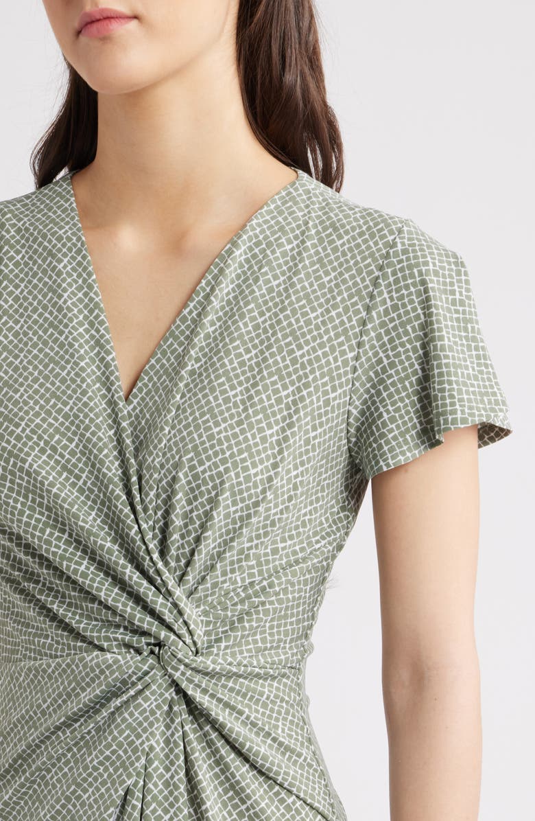 Tommy Bahama Clara Bay Breeze Short Sleeve Dress, Alternate, color, Soapstone