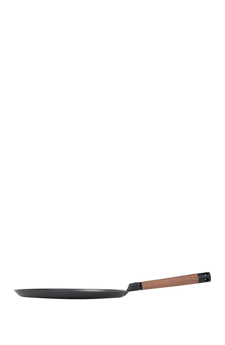 MASTERPAN Black Classico Series Non-Stick Cast Aluminum 11" Crepe Pan, Alternate, color, 