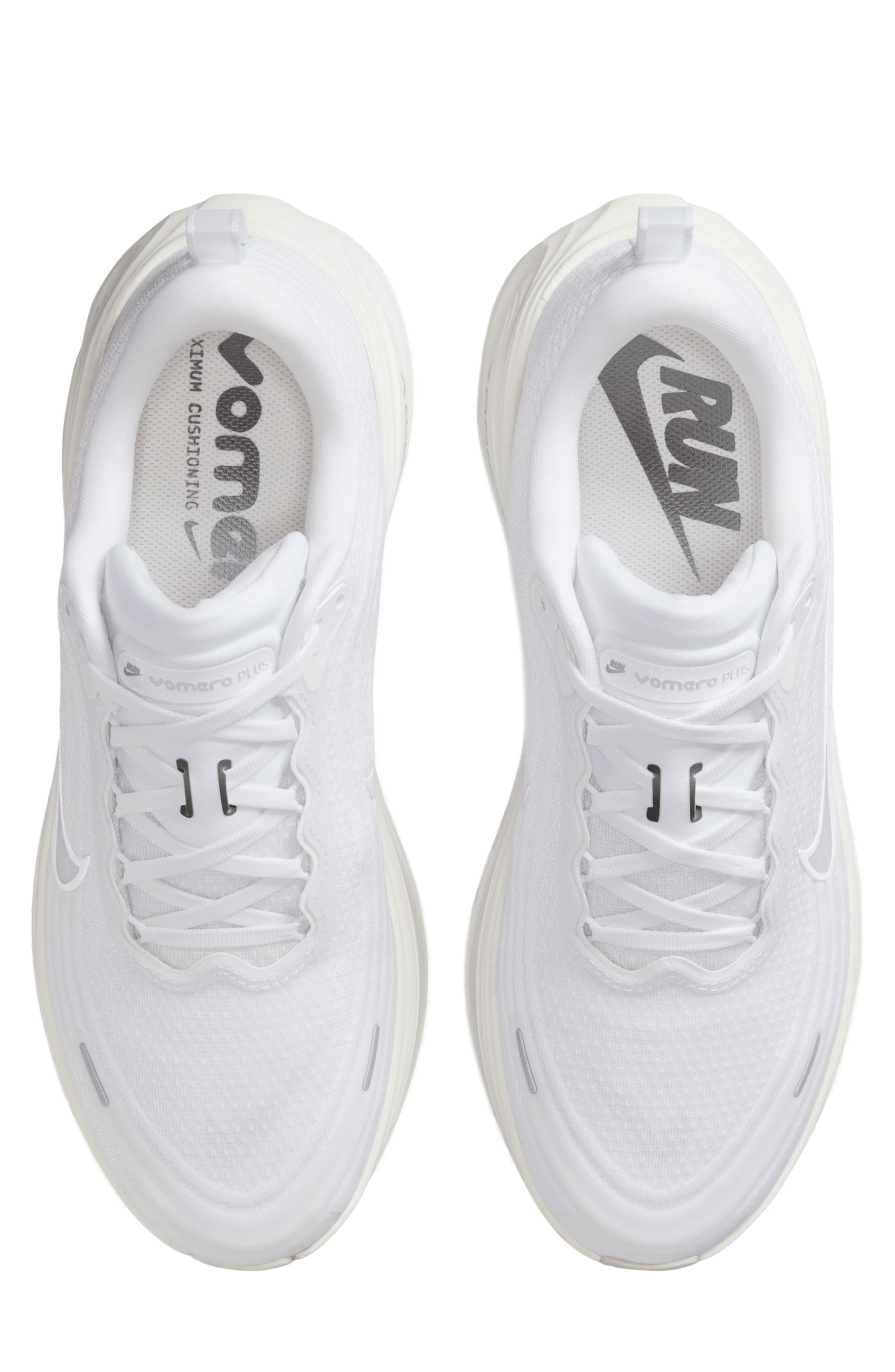 Vomero Plus Running Shoe, Alternate, color, 102 WHITE/SMTWHT