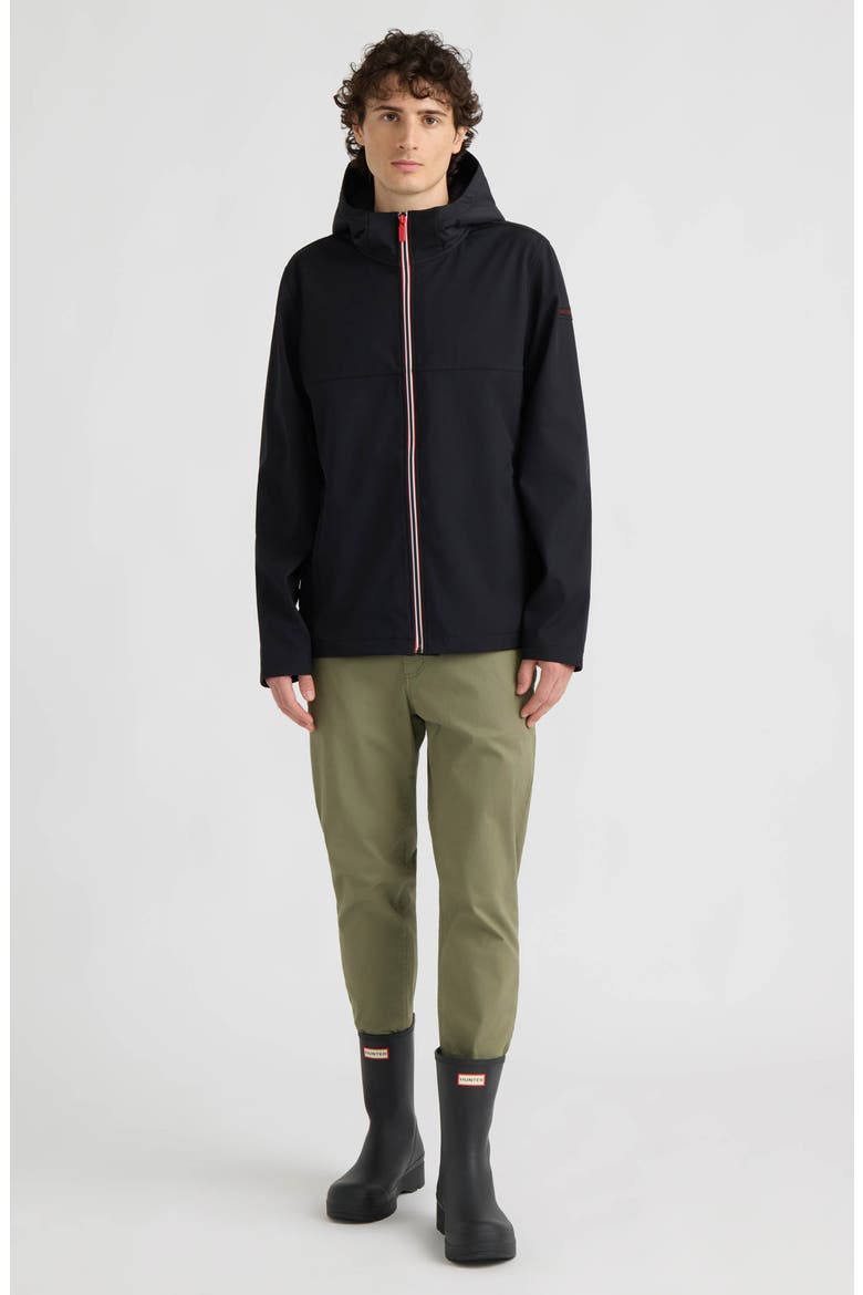 Rennie Softshell Water Resistant Jacket, Alternate, color, BLACK