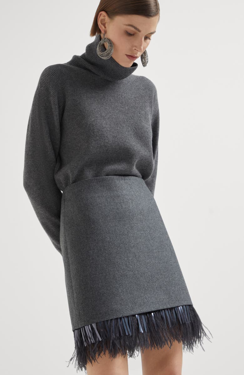 Brunello Cucinelli Mini Couture skirt, Alternate, color, 