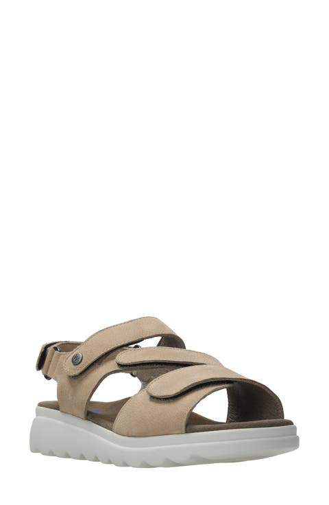 Ikaria Ankle Strap Platform Wedge Sandal (Women)