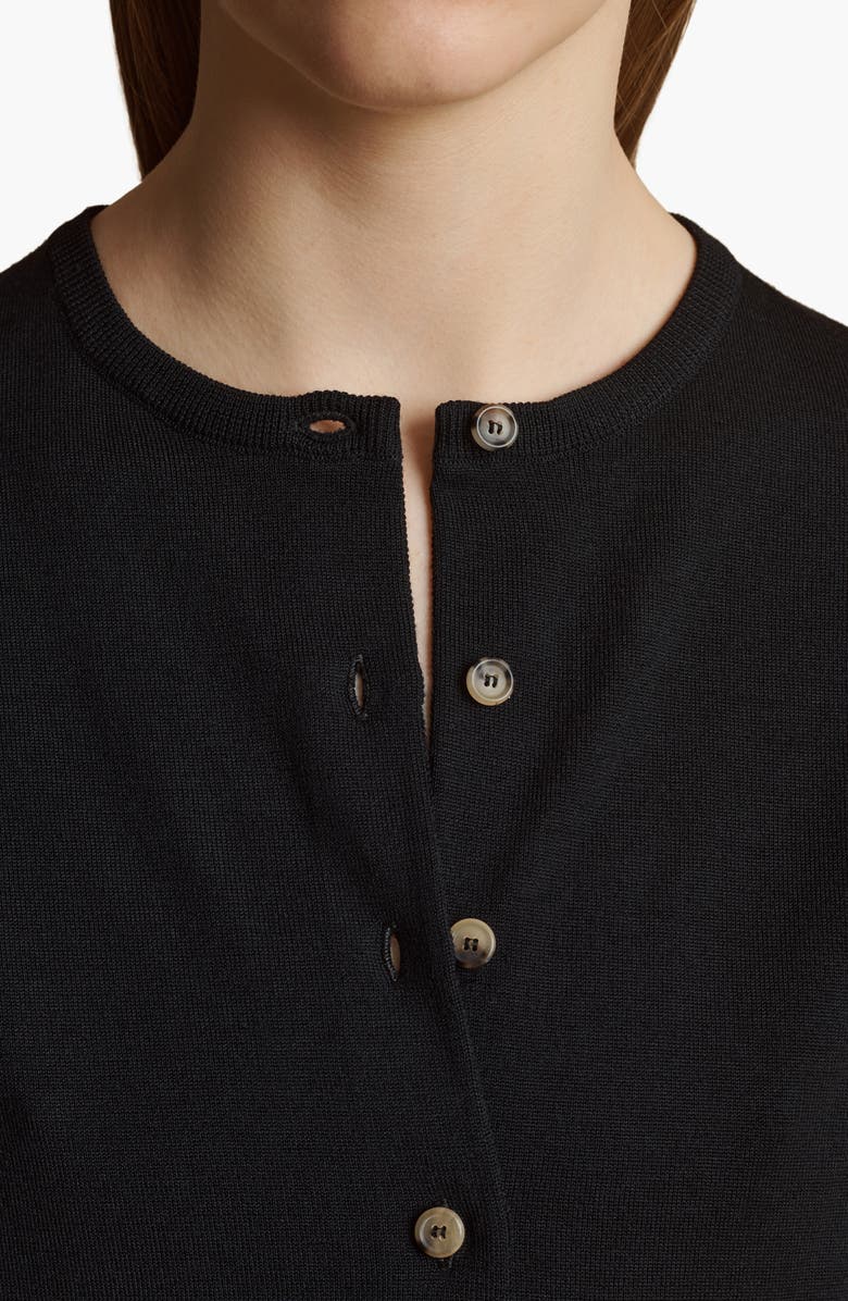 Khaite Jackie Wool Blend Cardigan, Alternate, color, 