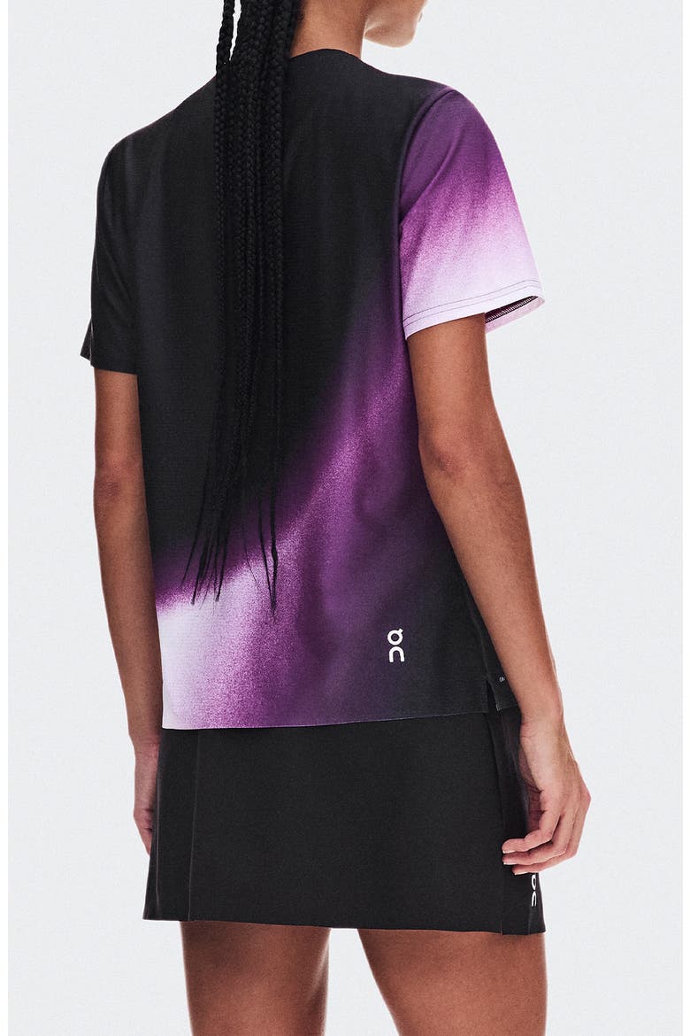 Court-T Swing Performance T-Shirt, Alternate, color, BLACK/ CASSIS