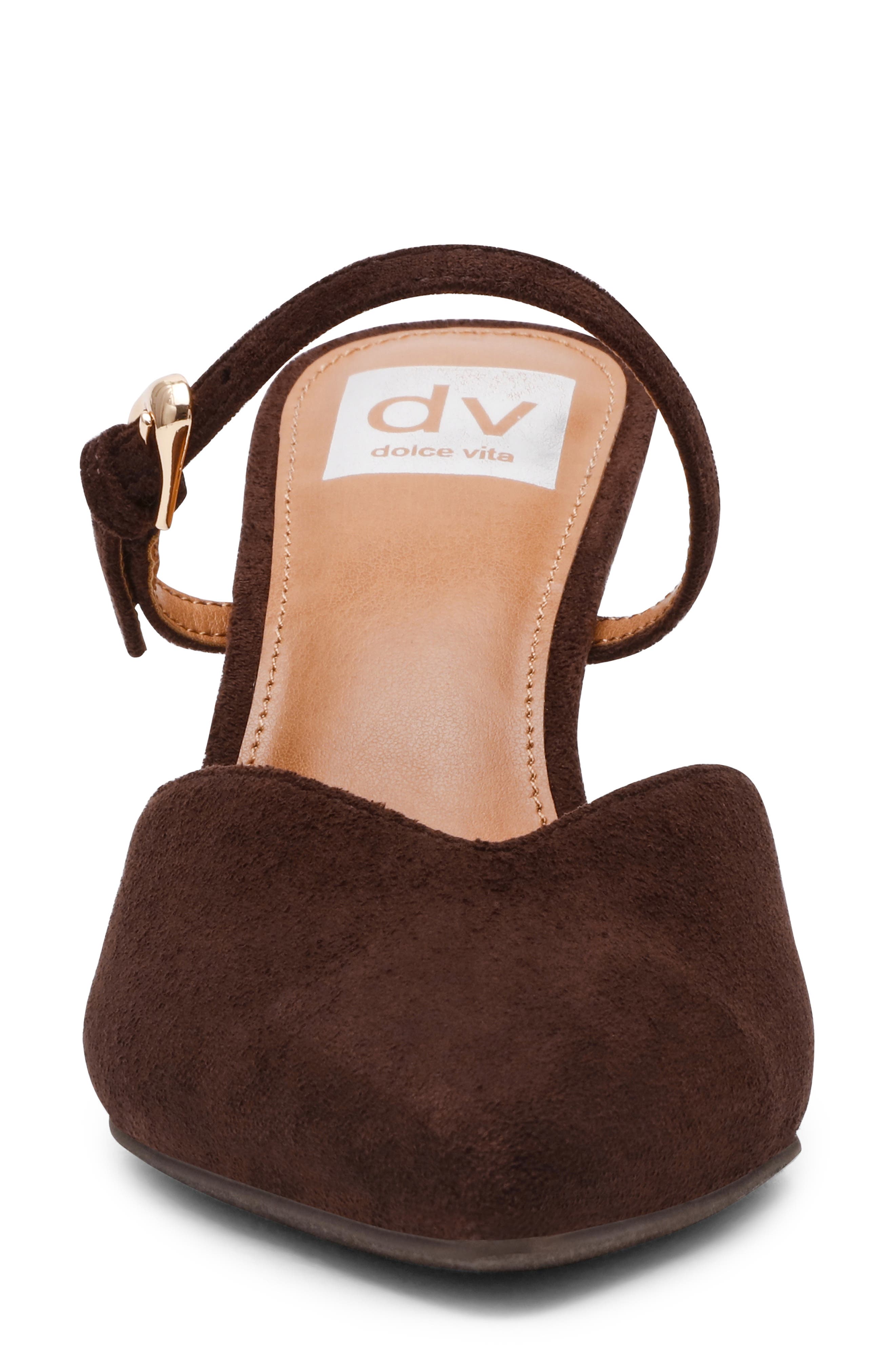 DV by Dolce Vita Eleganza Mule Pump, Alternate, color, Brown