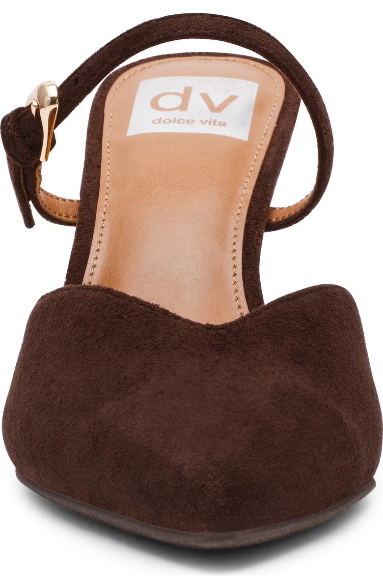 DV by Dolce Vita Eleganza Mule Pump, Alternate, color, Brown
