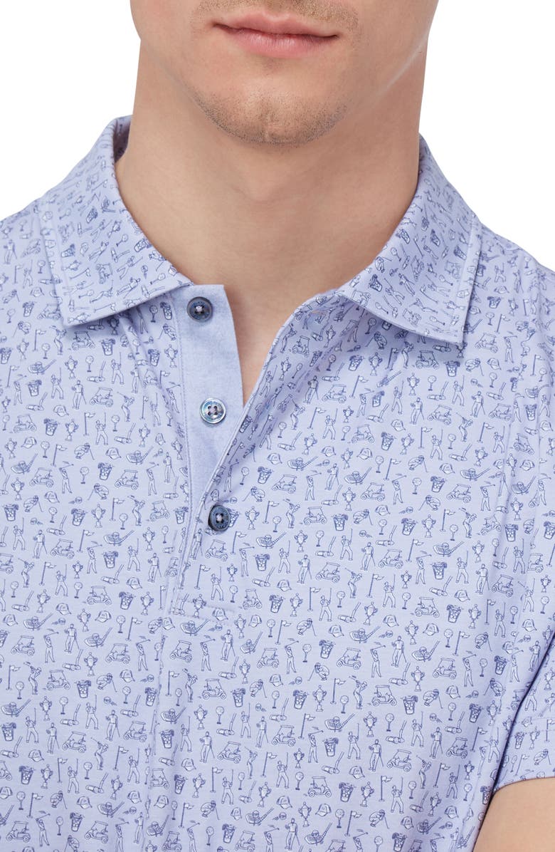 Bugatchi Vincent Polo Shirt, Alternate, color, Lilac