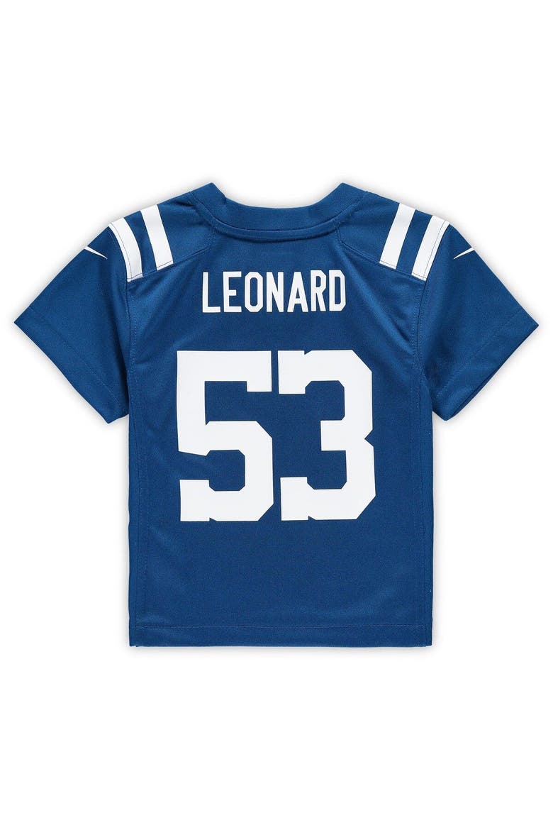 Toddler Nike Shaquille Leonard Royal Indianapolis Colts Game Jersey, Alternate, color, Royal