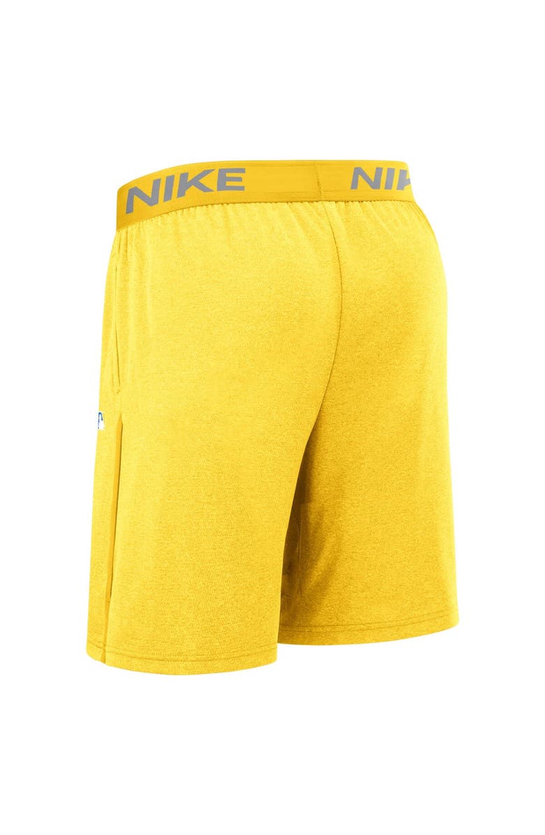 Nike Men's Nike  Gold Boston Red Sox Authentic Collection City Connect Performance Knit Shorts, Alternate, color, 