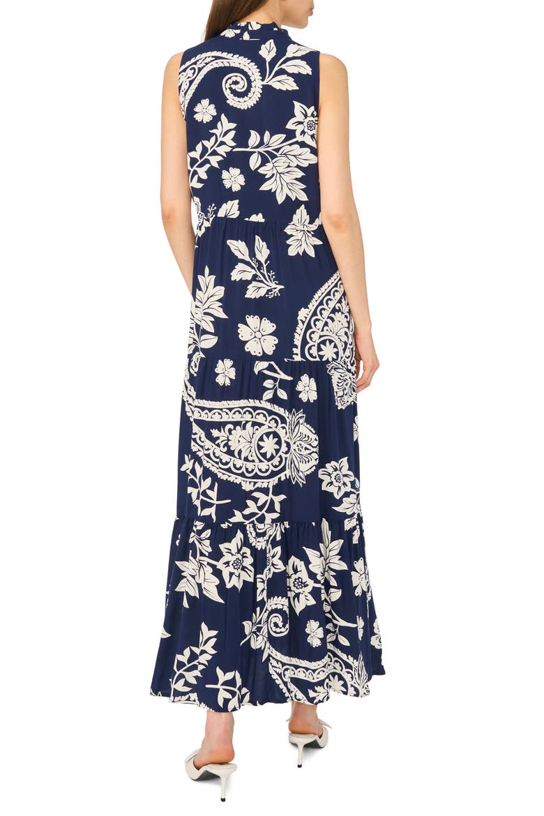 Sleeveless Tiered Maxi Dress, Alternate, color, NEW IVORY