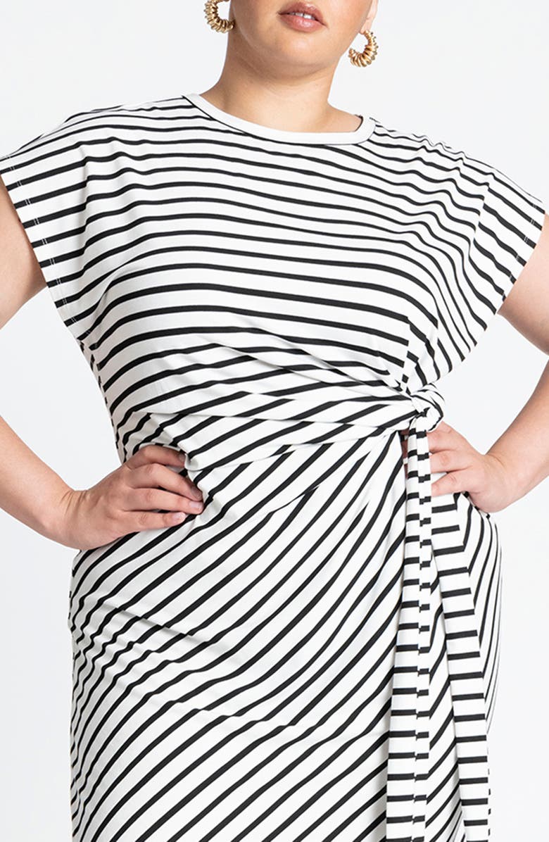 ELOQUII Easy T-Shirt Dress, Alternate, color, 