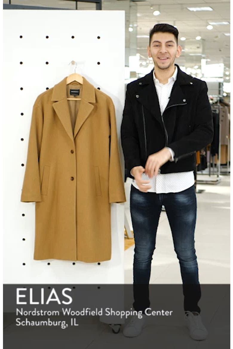 Longline Camel Coat (Nordstrom Exclusive) video