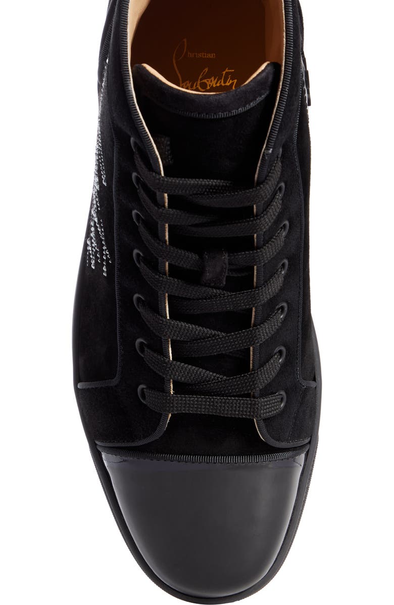 Christian Louboutin Louis Strass Sneaker, Alternate, color,