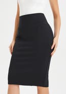 Betabrand Power Down Pencil Skirt | High-Waist