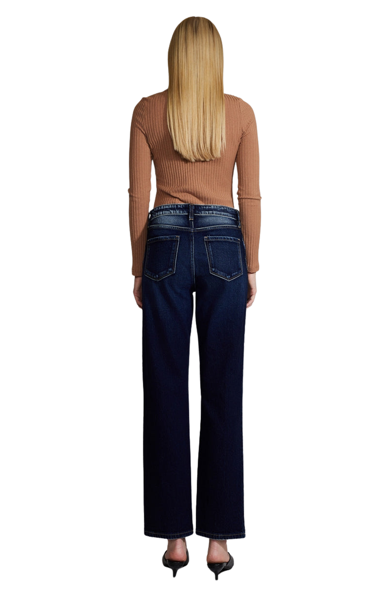 KanCan Premier Delores Premier High Rise Straight Jeans, Alternate, color, Dark Wash