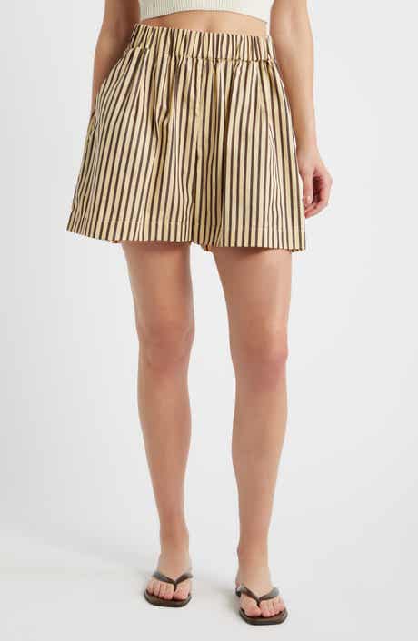 Clemente Striped Cotton Shorts
