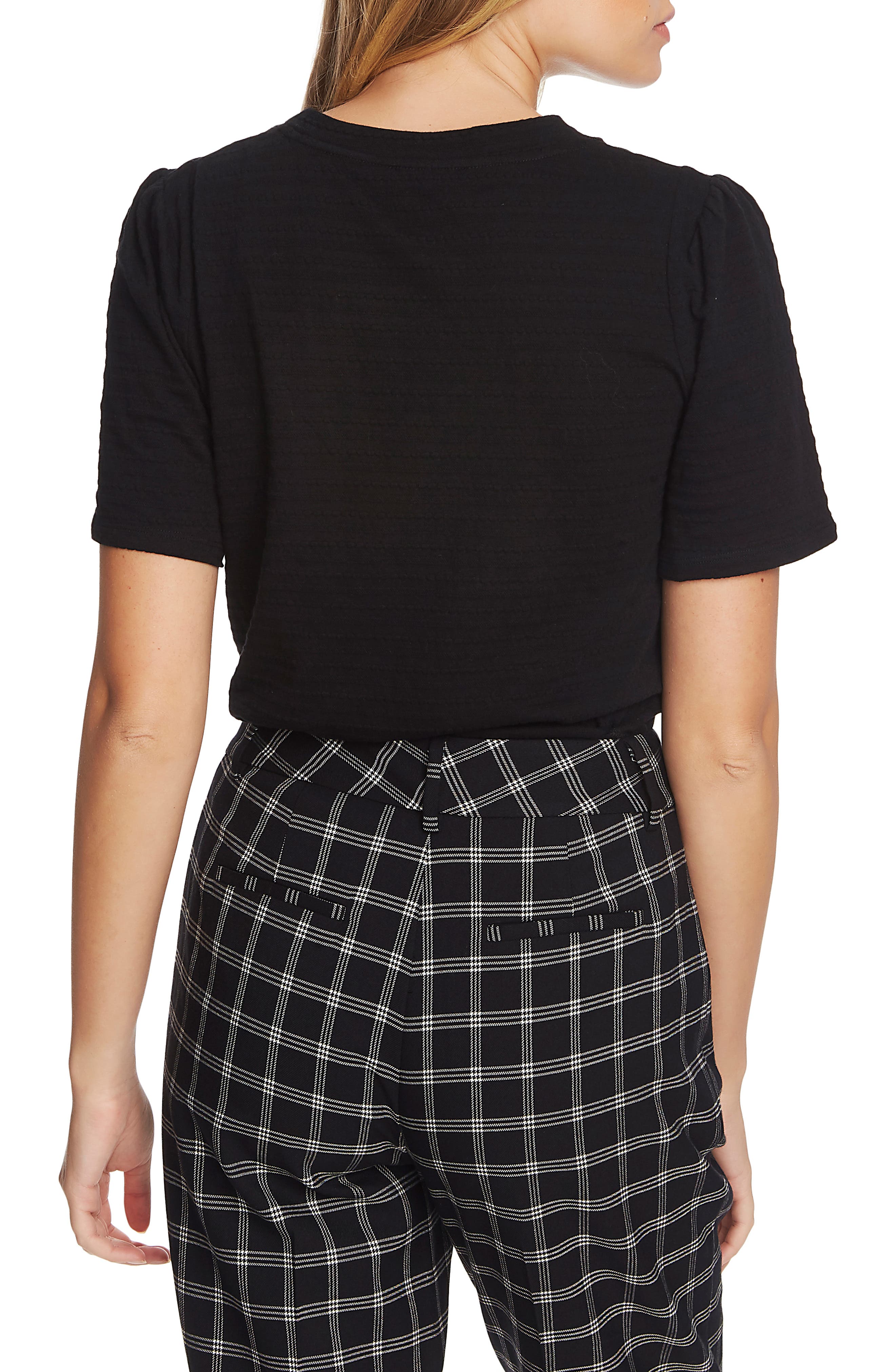 1.STATE Textured Puff Sleeve Top (Women) | Nordstromrack