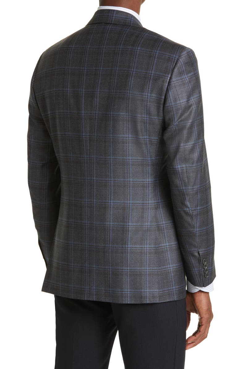 Canali Men's Siena Plaid Wool Sport Coat, Alternate, color,