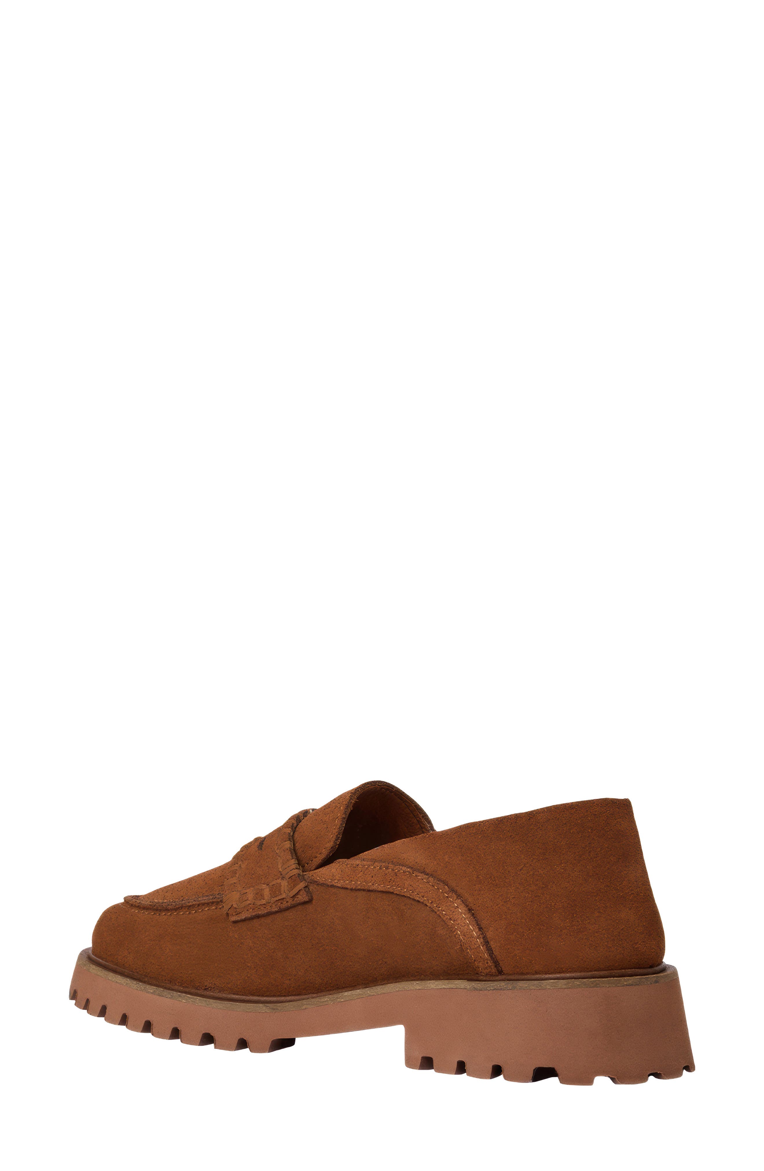 Averie 2 Suede Loafer, Alternate, color, COGNAC SUEDE