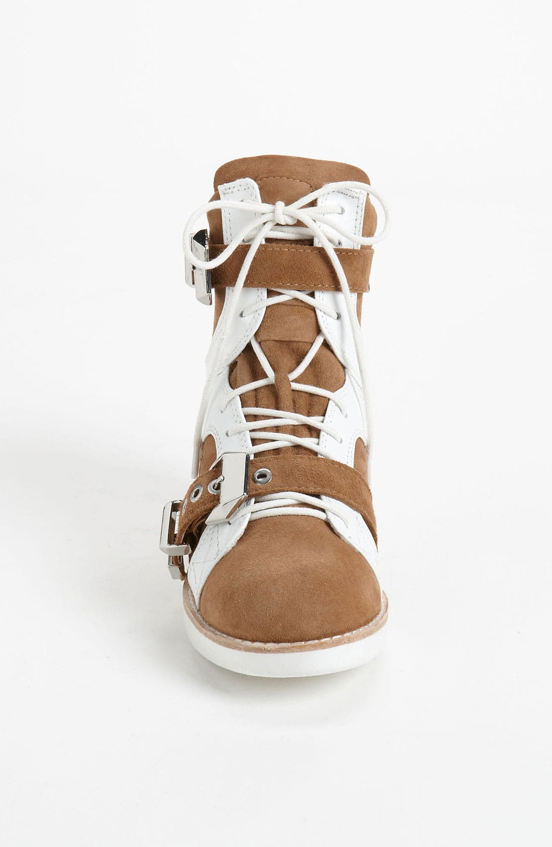 'Iverson' Sneaker, Alternate, color, NUDE SUEDE WHITE