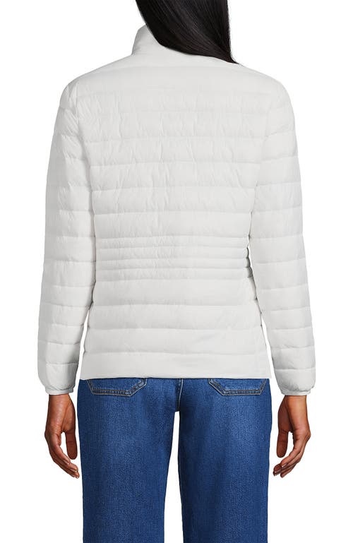 Lands' End Wanderweight Ultralight Packable Down Jacket In White