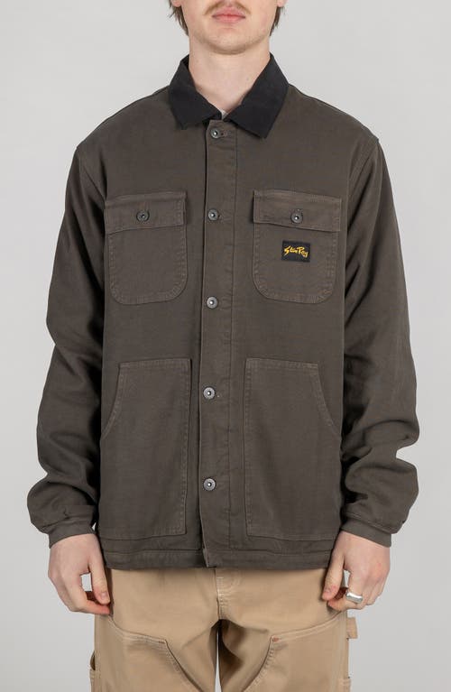 Stan Ray Pork Chop Jacket In Charcoal Duck