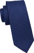 DKNY Textured Grid Dot Tie