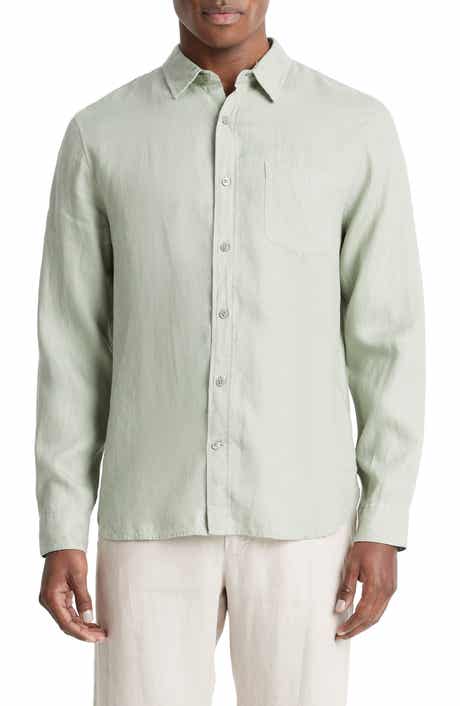 Vince Linen Button-Up Shirt