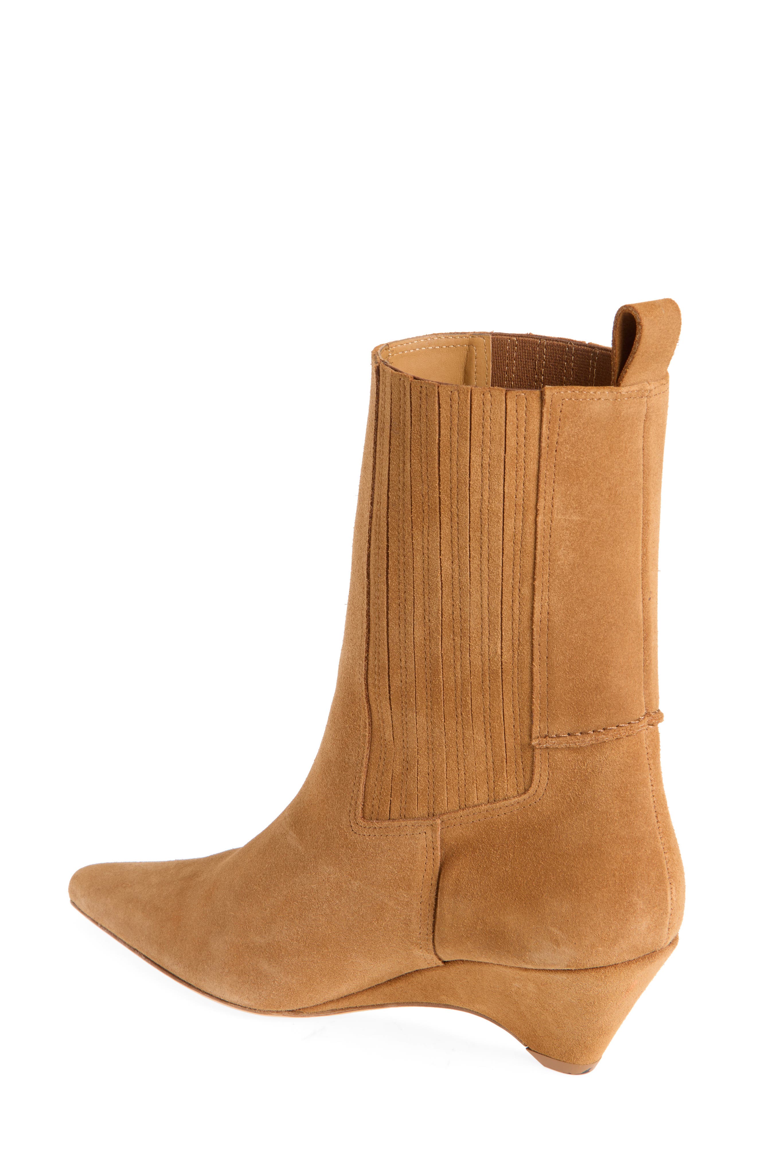 Parker Curved Wedge Bootie, Alternate, color, TOFFEE