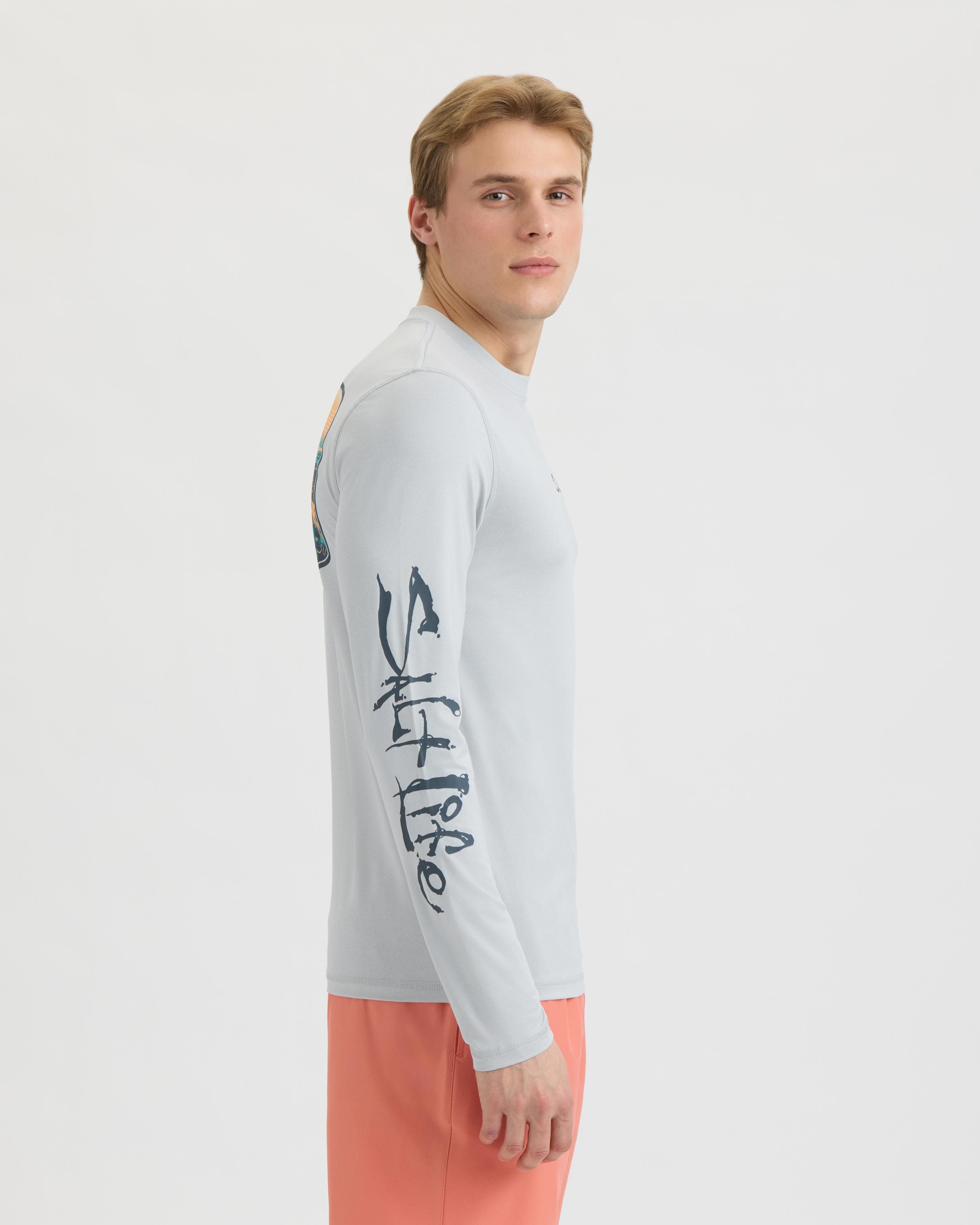 Liquid Depth Badge Long Sleeve SLX Performance Tee - image 2