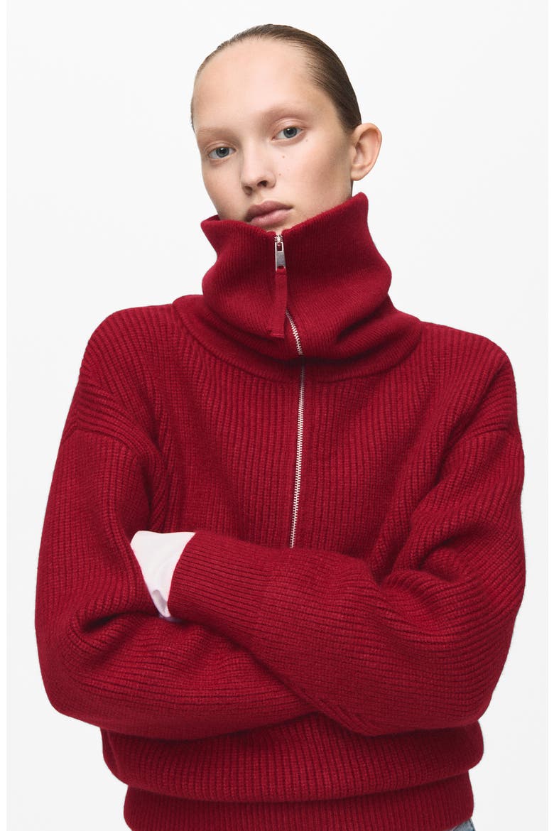 Rizin Rib Half Zip Sweater (Women) | Nordstrom