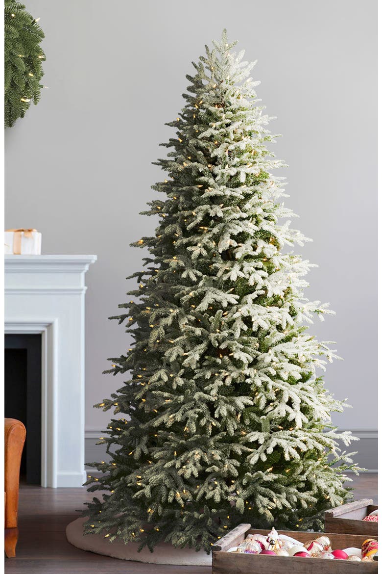 Frosted Fraser Fir® Pre-Lit Artificial Tree, Alternate, color, LED CLEAR