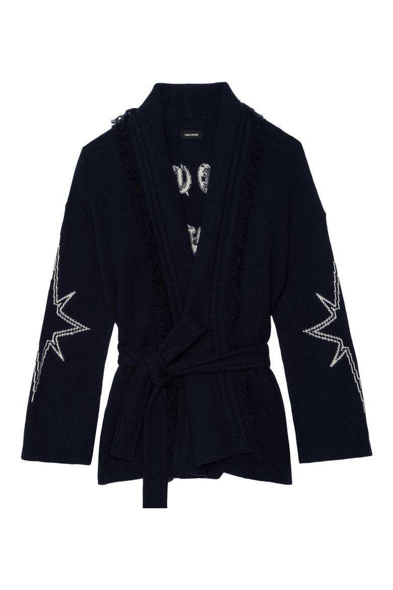 Rock N Roll Wrap Cardigan, Alternate, color, ENCRE