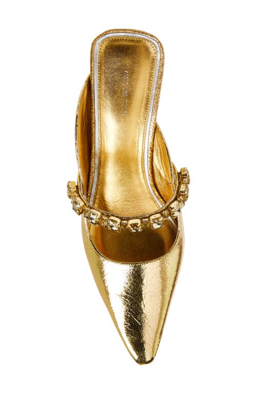 Kaanas Agatha Pointed Toe Pump In Gold