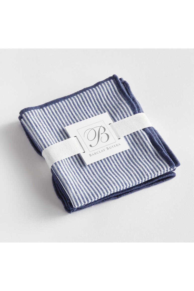 Barclay Butera Vista Cockatil Napkins Set Of 4, Alternate, color, Blue