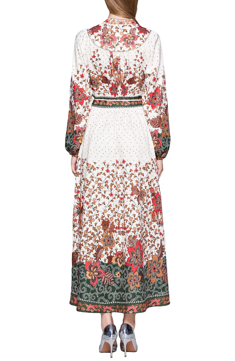 KAIMILAN Floral Print Maxi Dress, Alternate, color, 