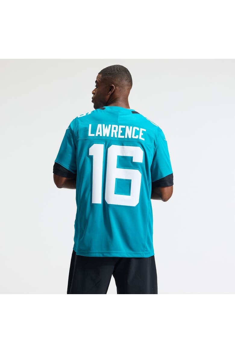 Men's Nike Trevor Lawrence Teal Jacksonville Jaguars Team Vapor F.U.S.E. Stitched Limited Jersey, Alternate, color, Teal