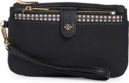 Nanette Lepore Faux Leather Wristlet with Card Case