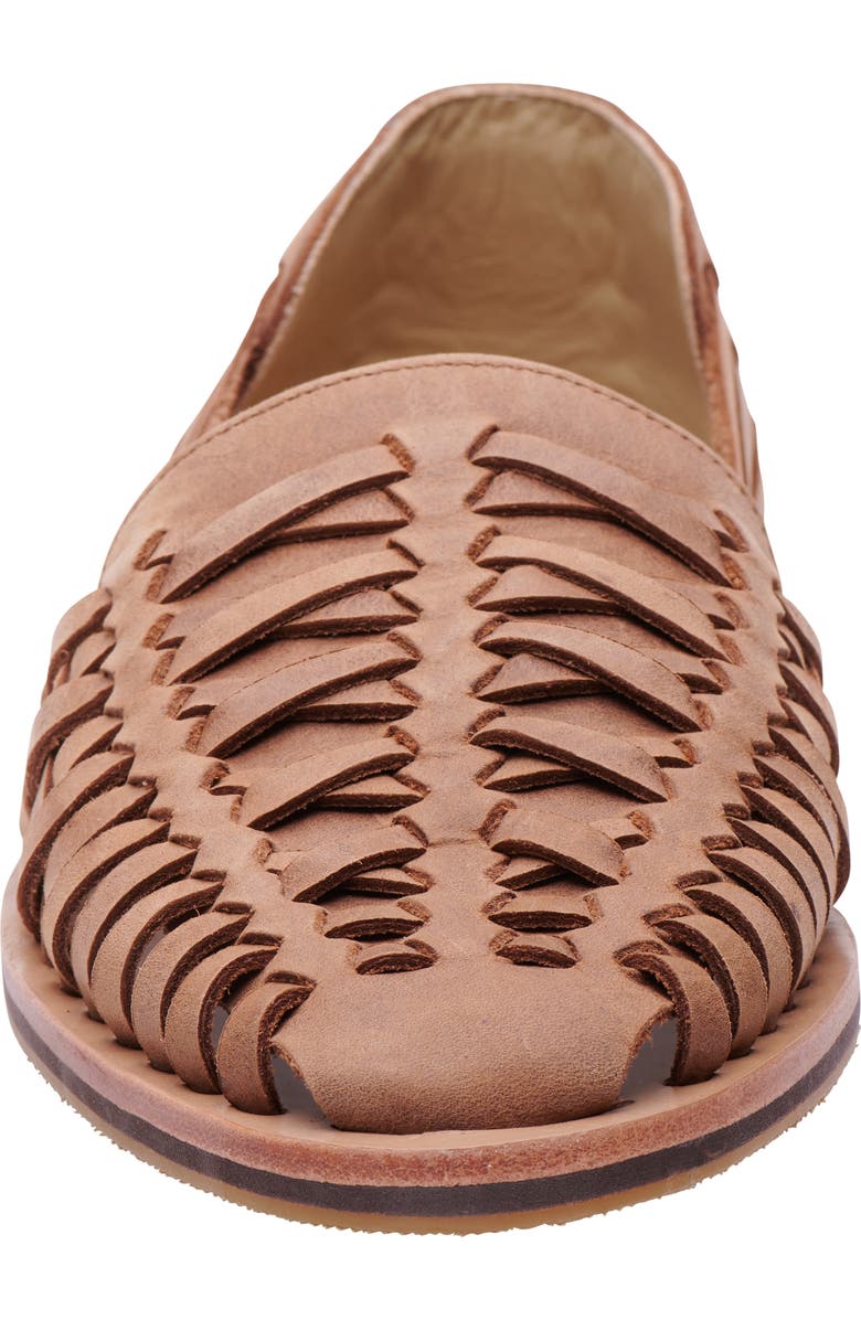 Nisolo Huarache Water Resistant Sandal, Alternate, color, Tobacco