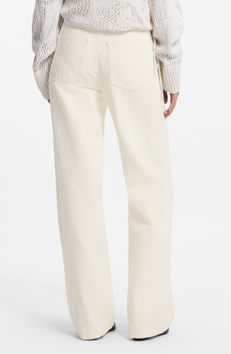 BOSS Orange Wide-Leg Jeans, Alternate, color, Soft Cream