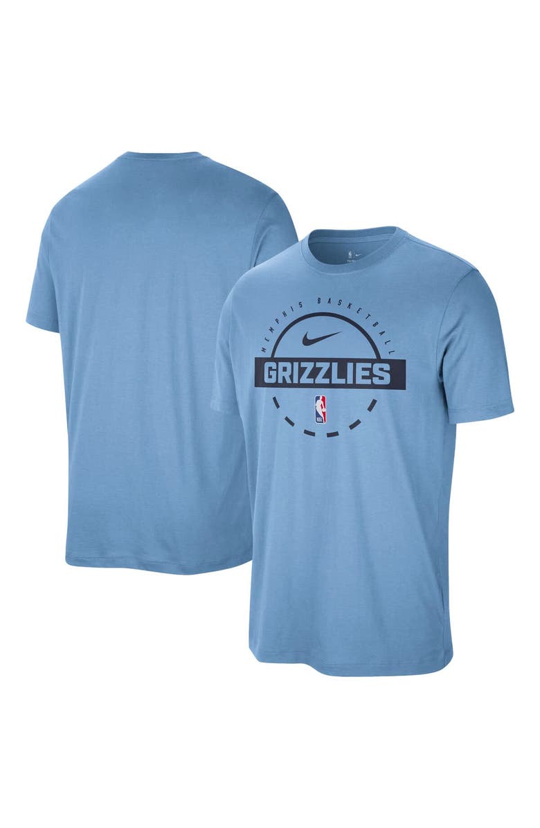 Nike Men's Nike  Light Blue Memphis Grizzlies Authentic Practice T-Shirt, Main, color, Light Blue
