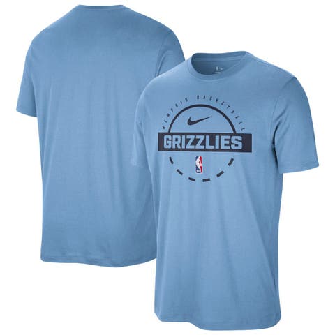 Men's Nike  Light Blue Memphis Grizzlies Authentic Practice T-Shirt